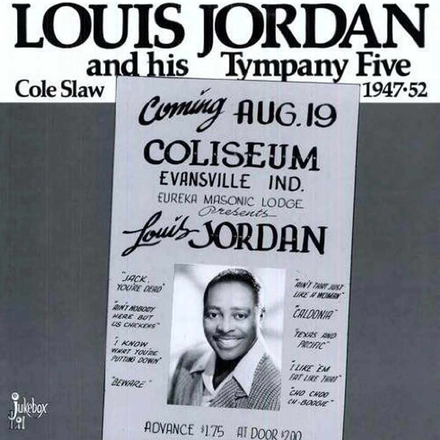 Louis Jordan COLE SLAW Vinyl Record