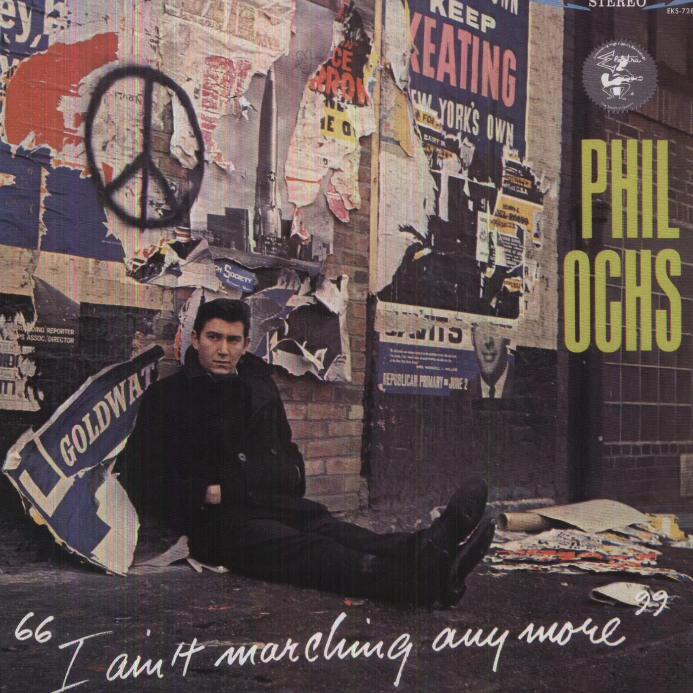 Phil Ochs AIN'T MARCHING ANYMORE Vinyl Record