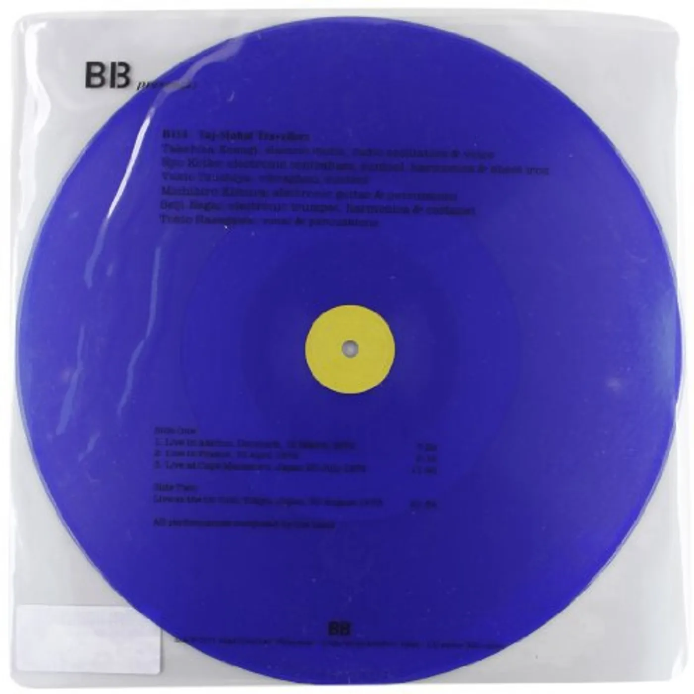 Taj Mahal Travellers LIVE Vinyl Record