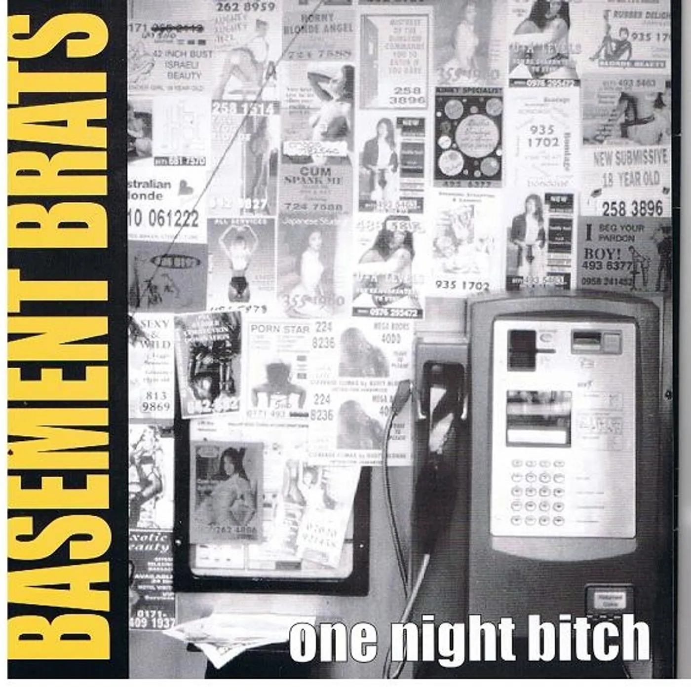 The Basement Brats One Night Bitch Vinyl Record