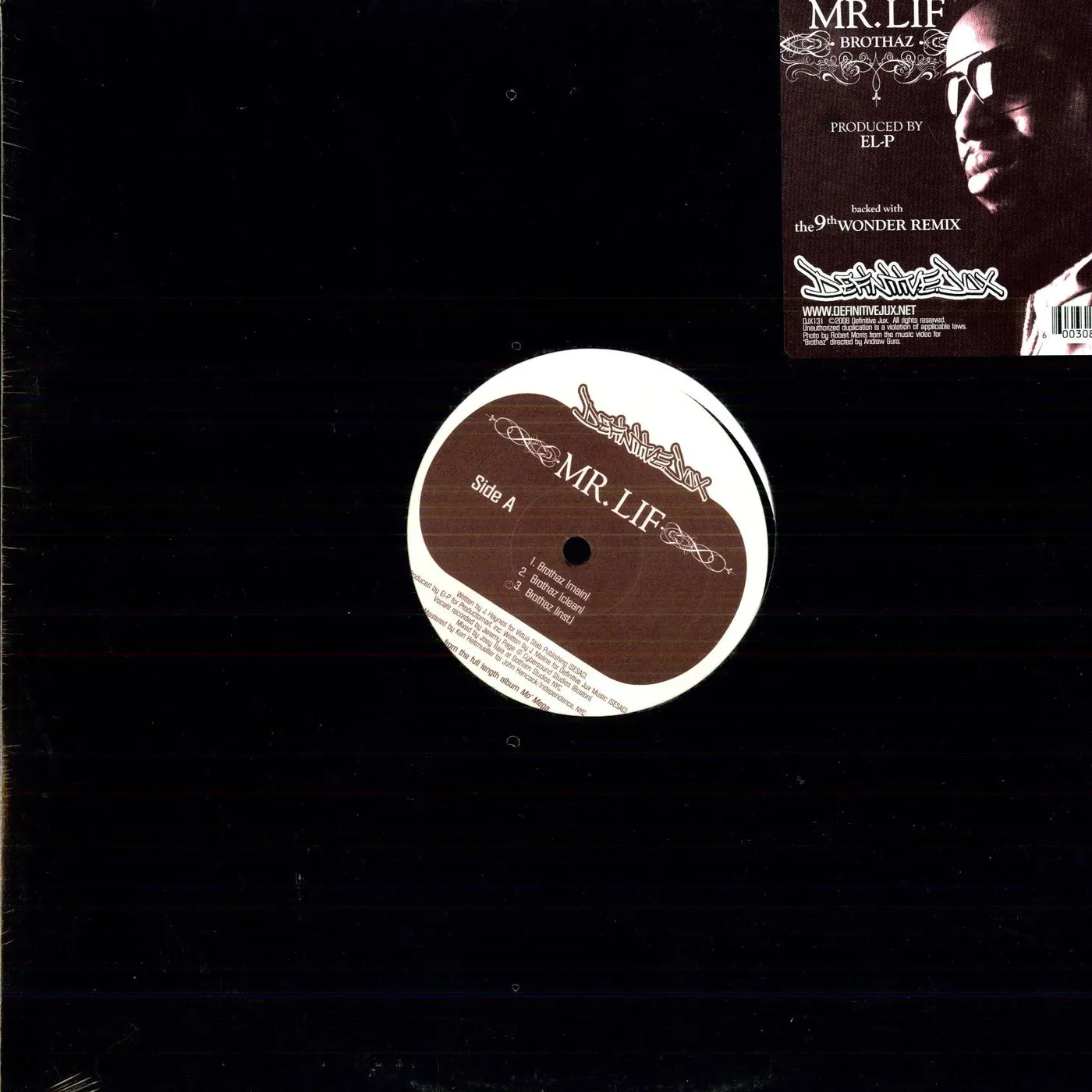 Mr. Lif Brothaz Vinyl Record