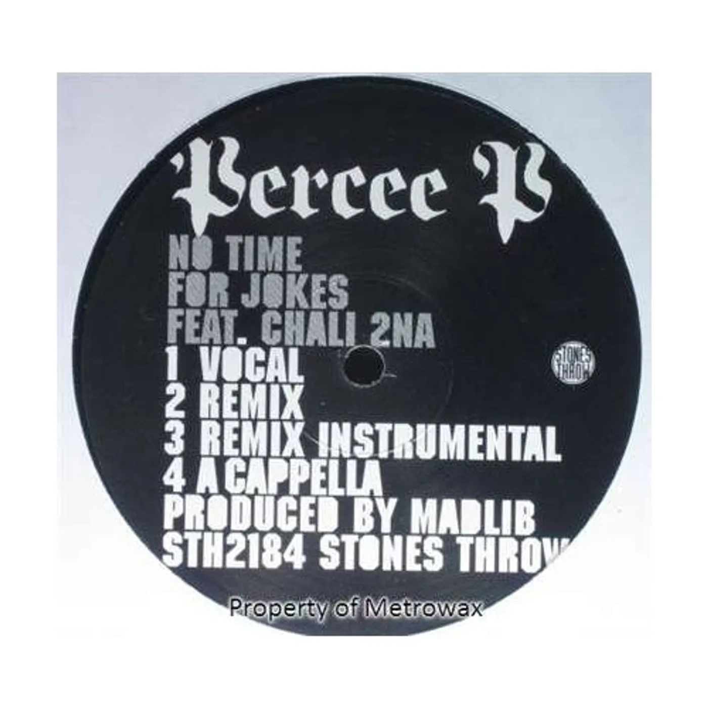 Percee P NO TIME FOR JOKES Vinyl Record