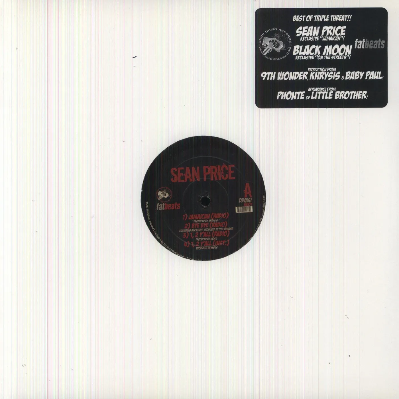 Sean Price JAMAICAN Vinyl Record