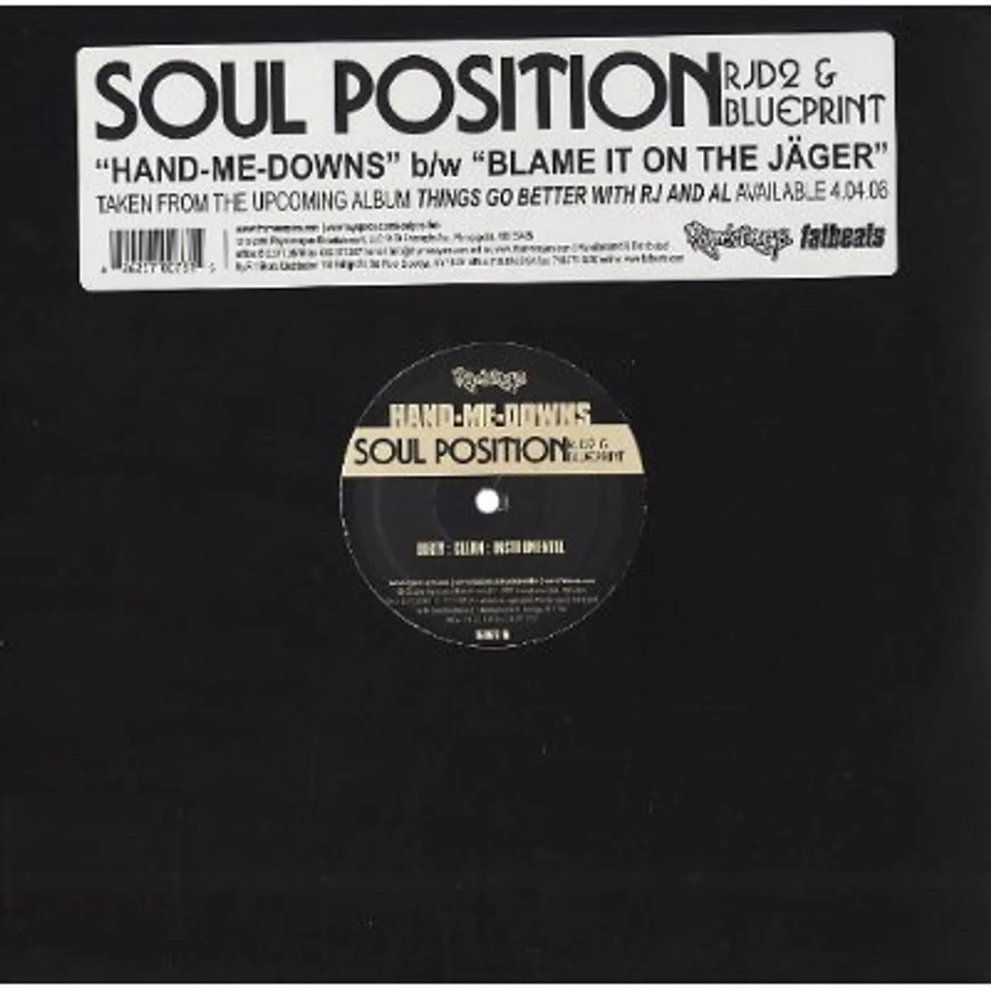 Soul Position HAND ME DOWNS Vinyl Record