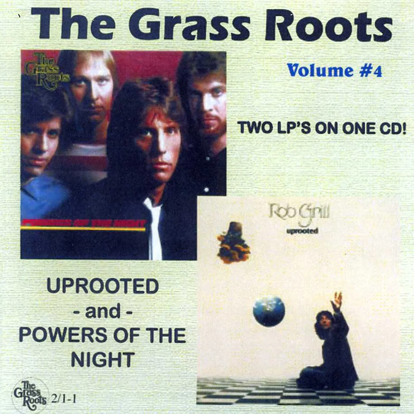The Grass Roots UPROOTED / POWERS OF THE NIGHT CD
