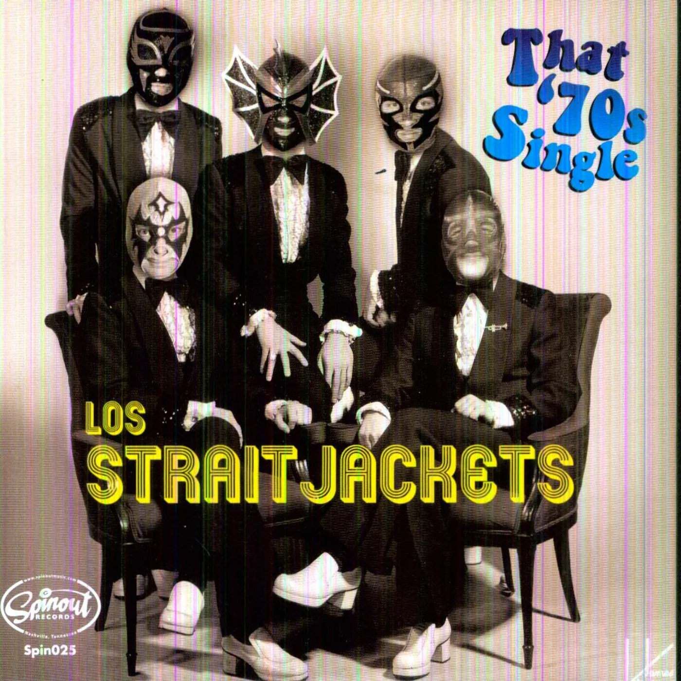 Los Straitjackets SURF 49/RAINY NIGHT IN GEORGIA Vinyl Record