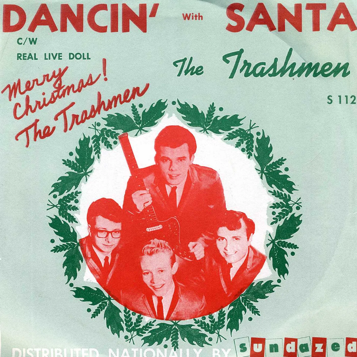 The Trashmen DANCIN WITH SANTA Vinyl Record