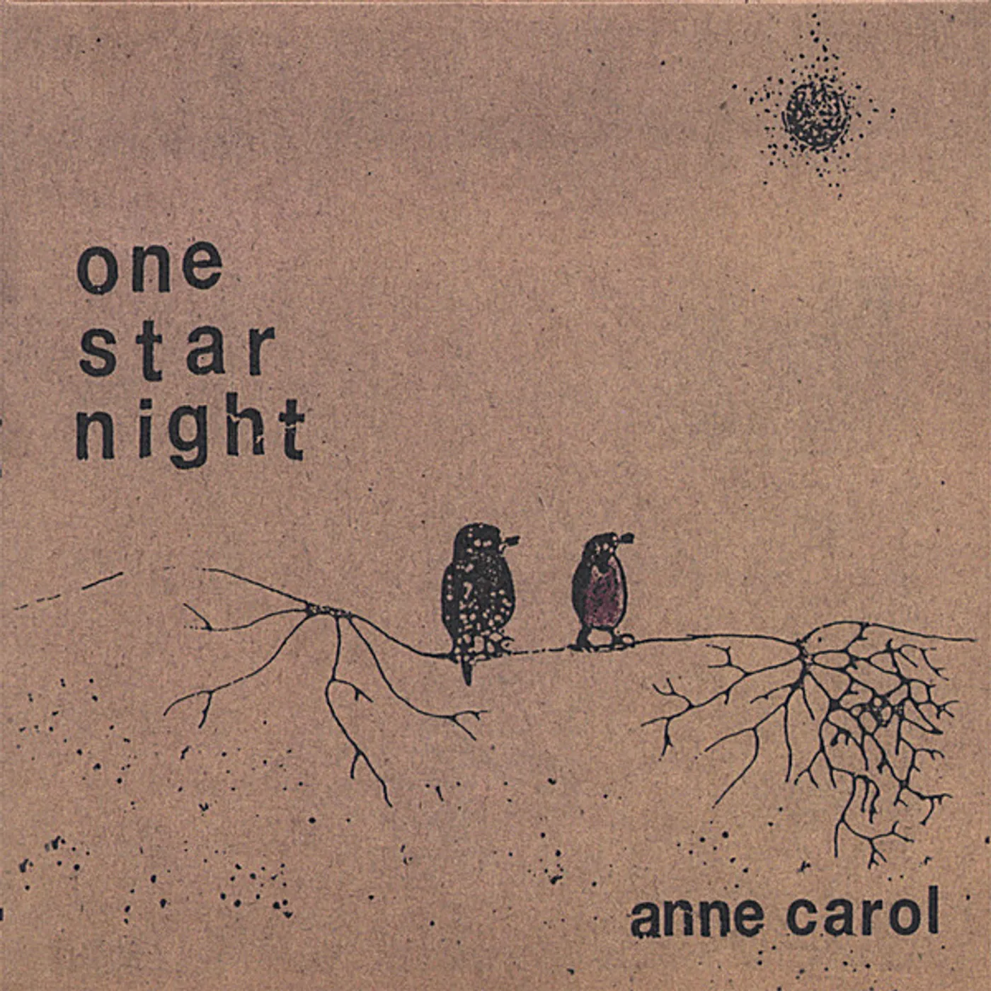 Anne Carol ONE STAR NIGHT CD