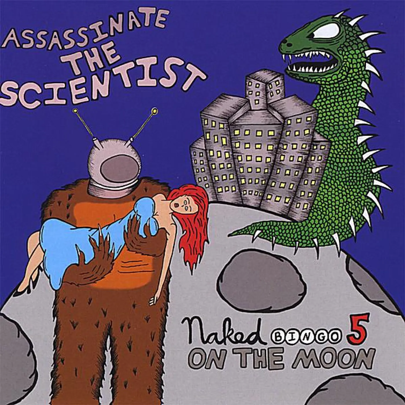 Assassinate The Scientist NAKED BINGO 5 ON THE MOON CD