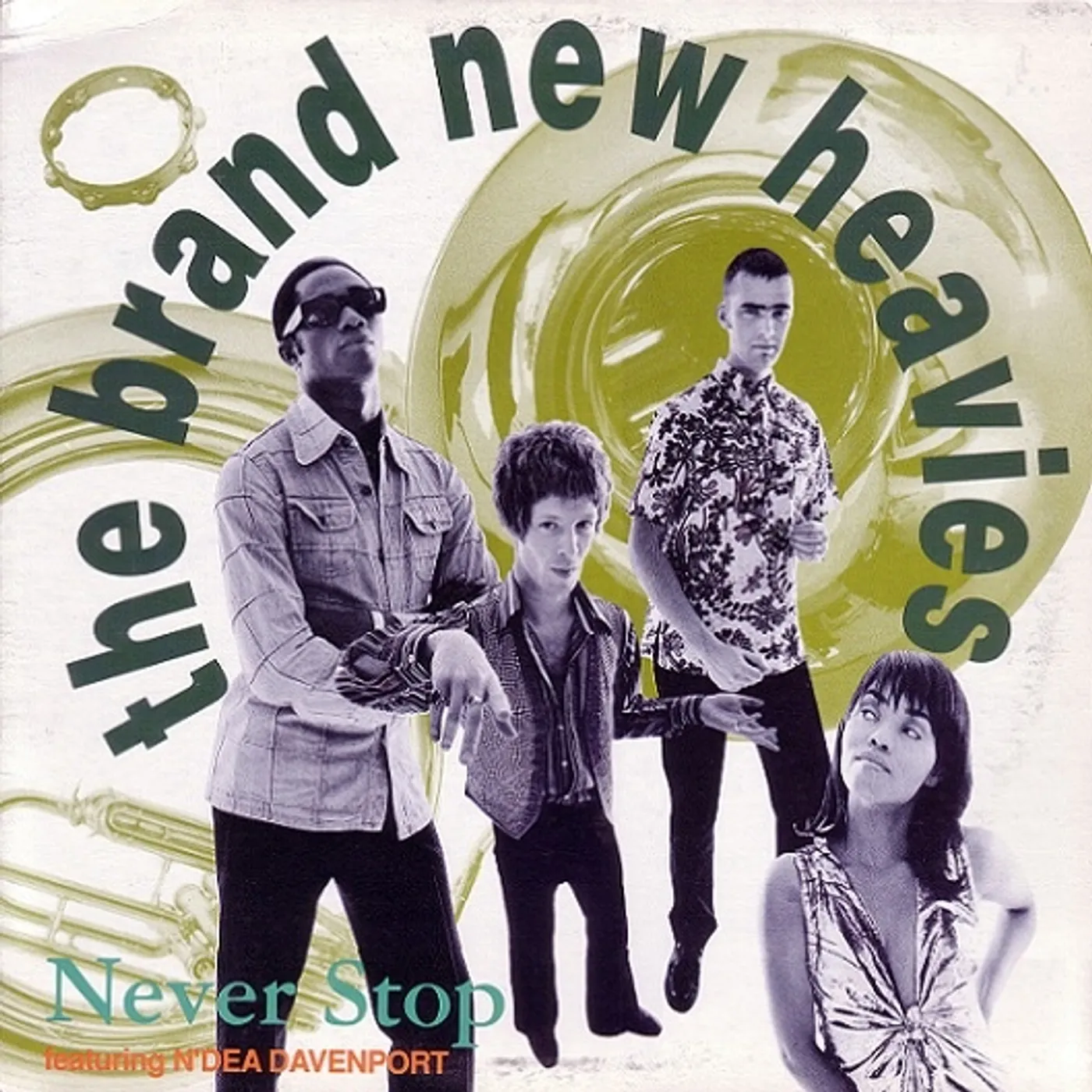 The Brand New Heavies NEVER STOP Vinyl Record