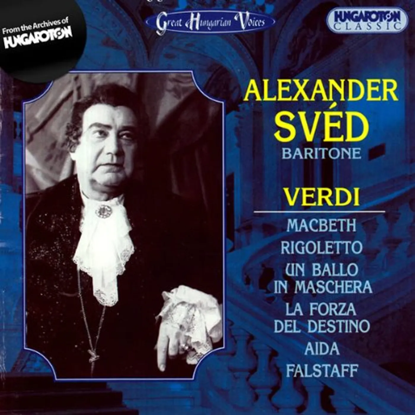 G Verdi ALEXANDER SVTD: BARITONE CD