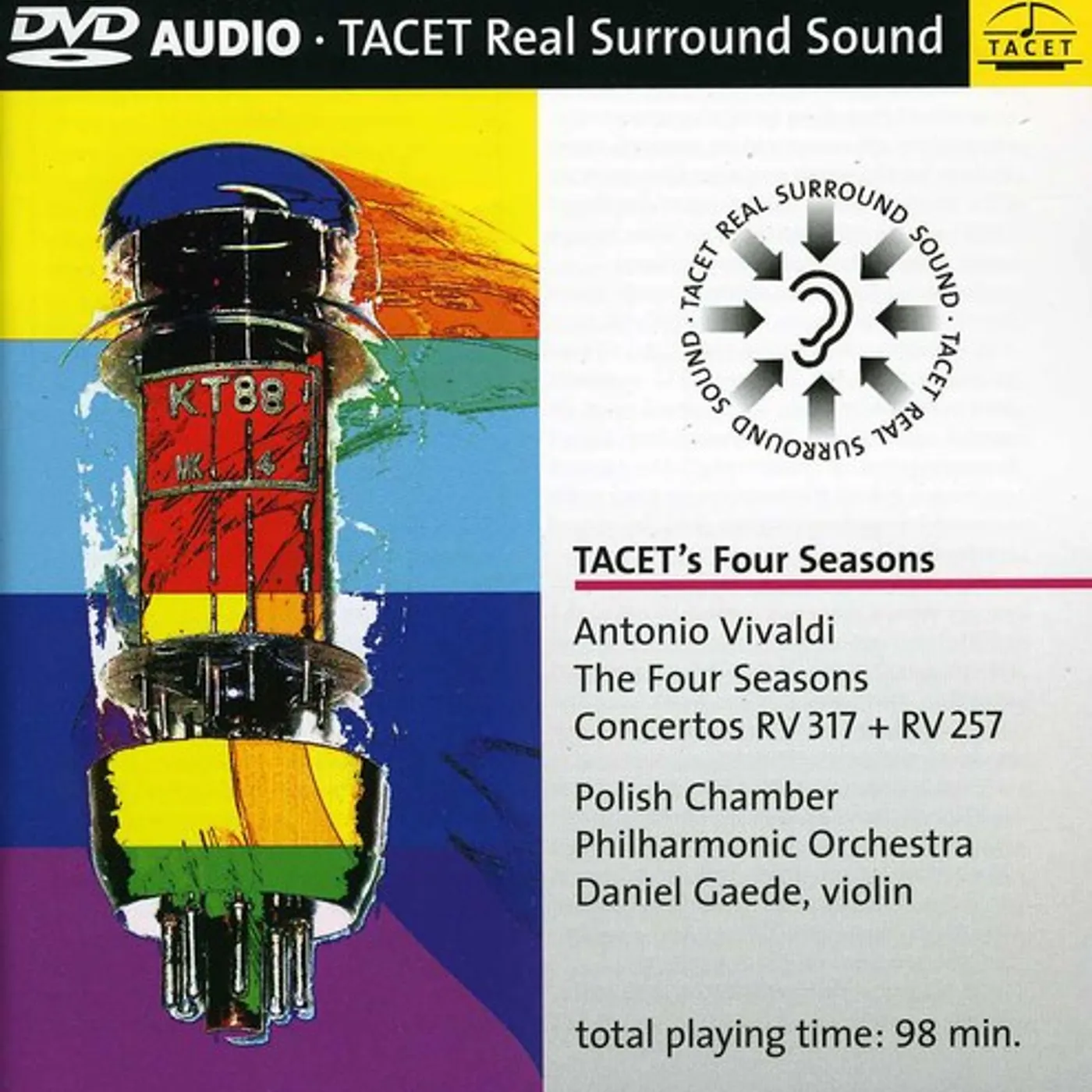 Antonio Vivaldi FOUR SEASONS DVD Audio