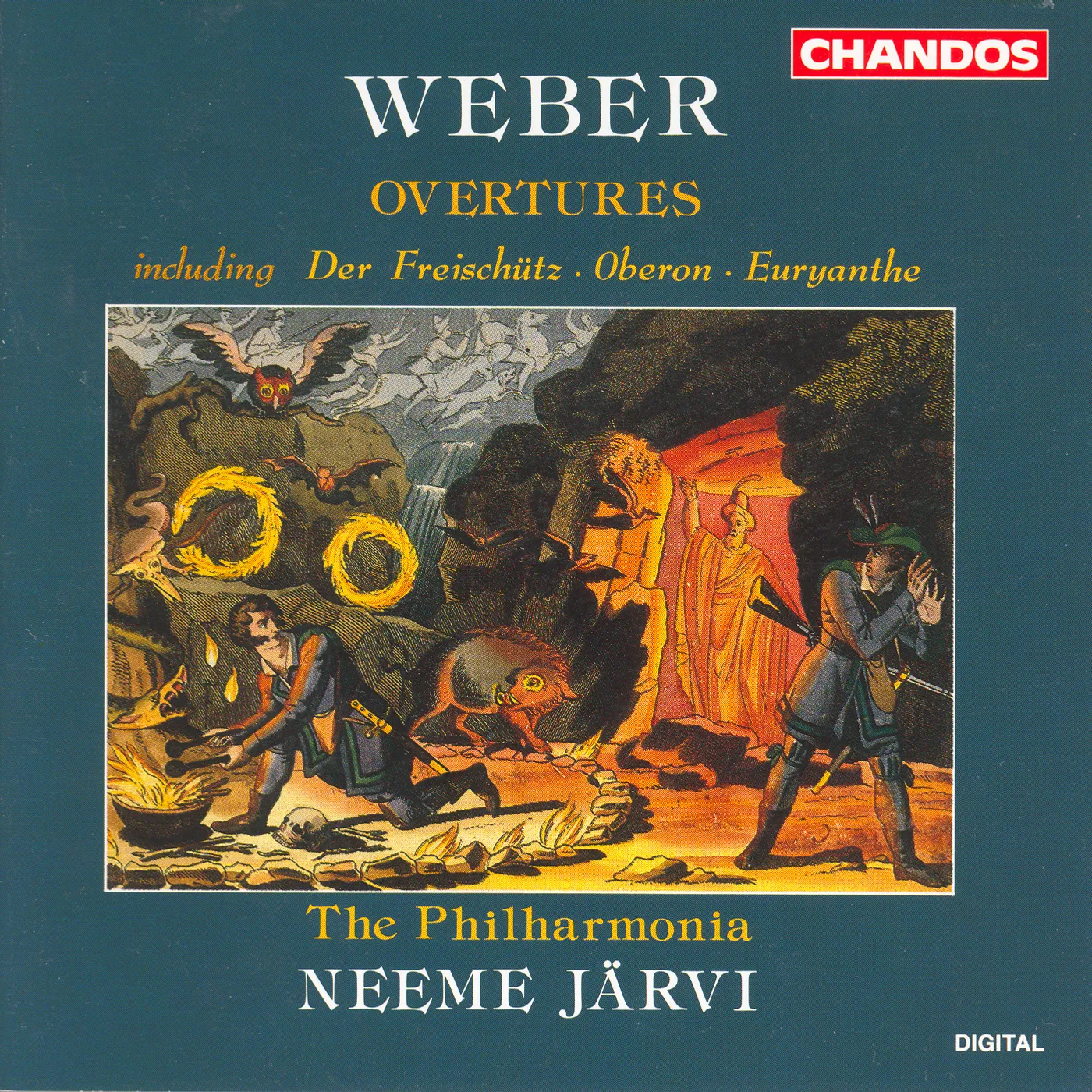 Carl Maria von Weber OVERTURES CD