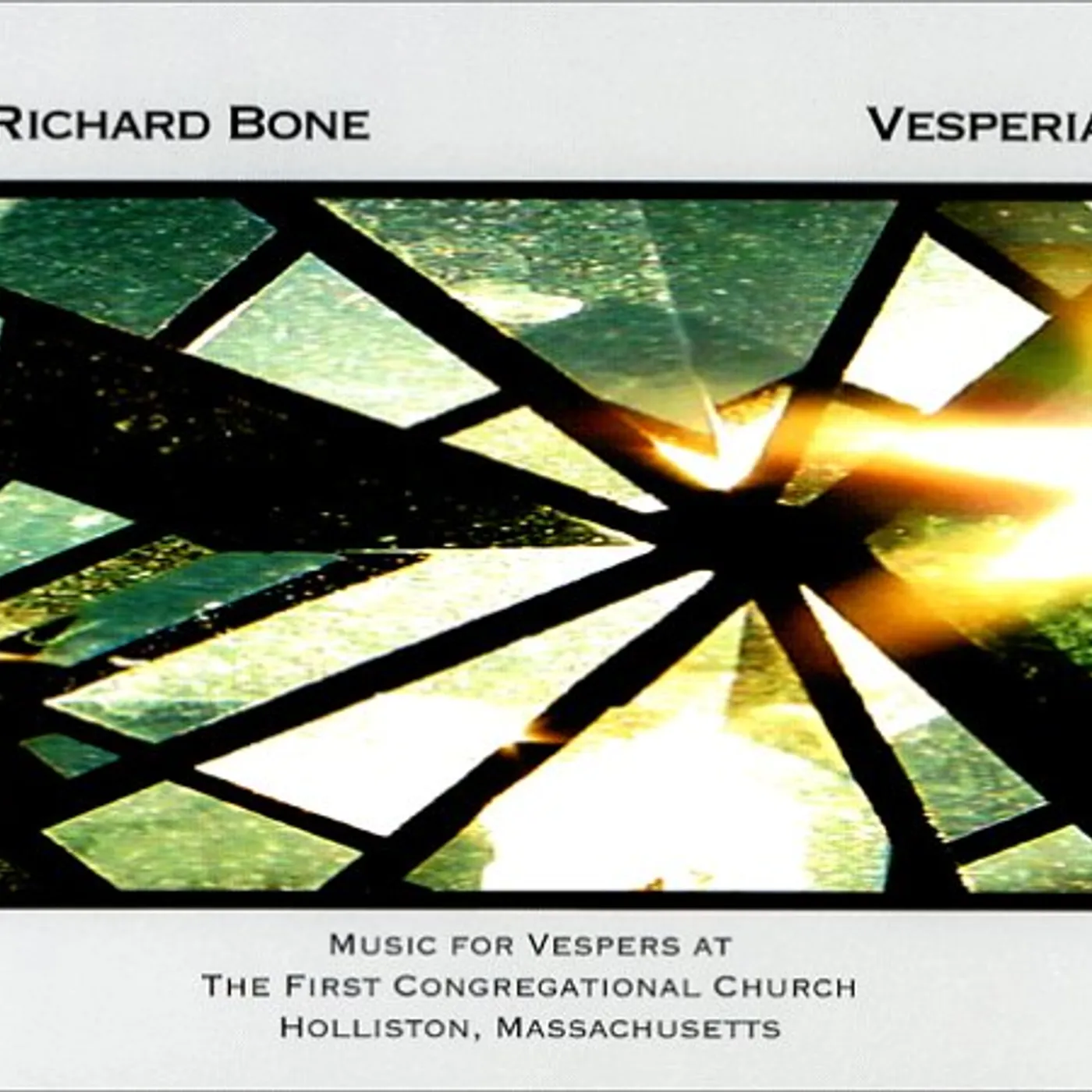 Richard Bone VESPERIA CD