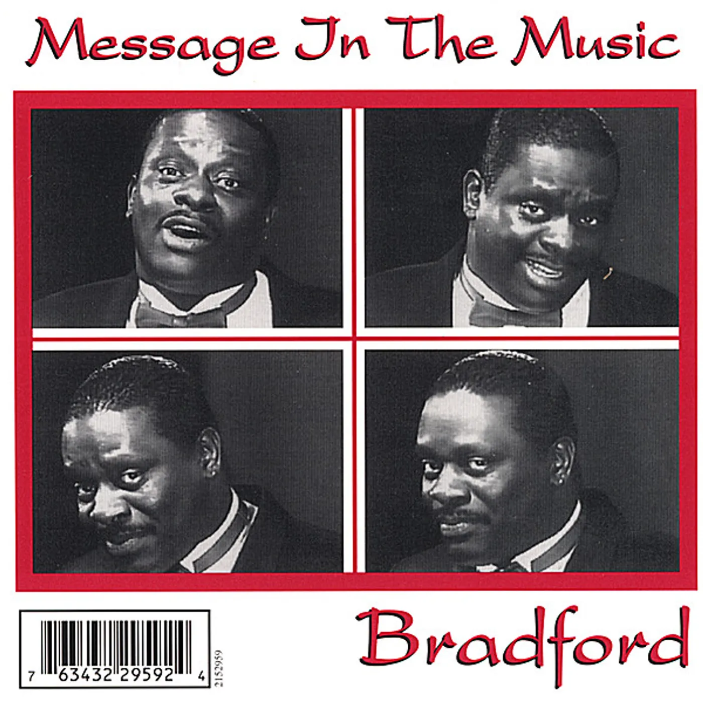 Bradford MESSAGE IN THE MUSIC-5 CUT-RADIO MIX CD