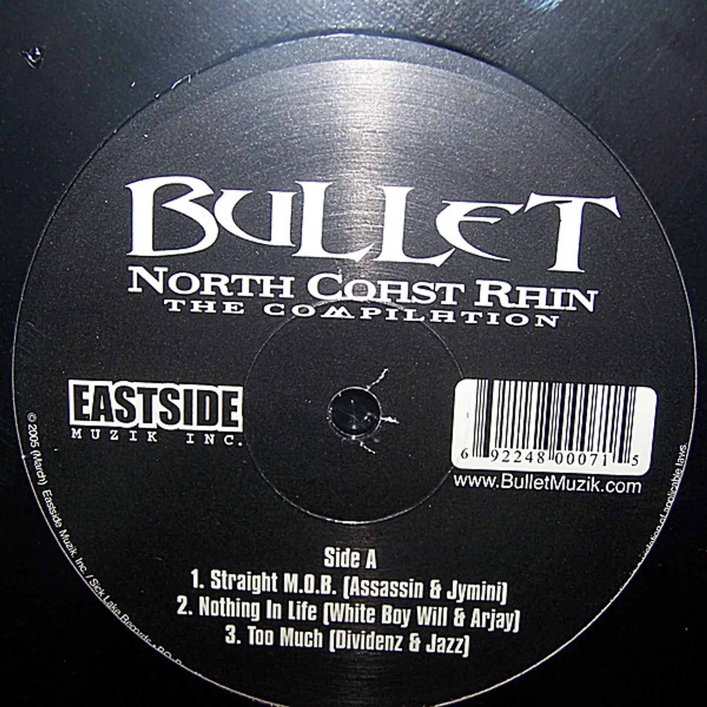 Bullet NORTH COAST REIGN 2005 Vinyl Record