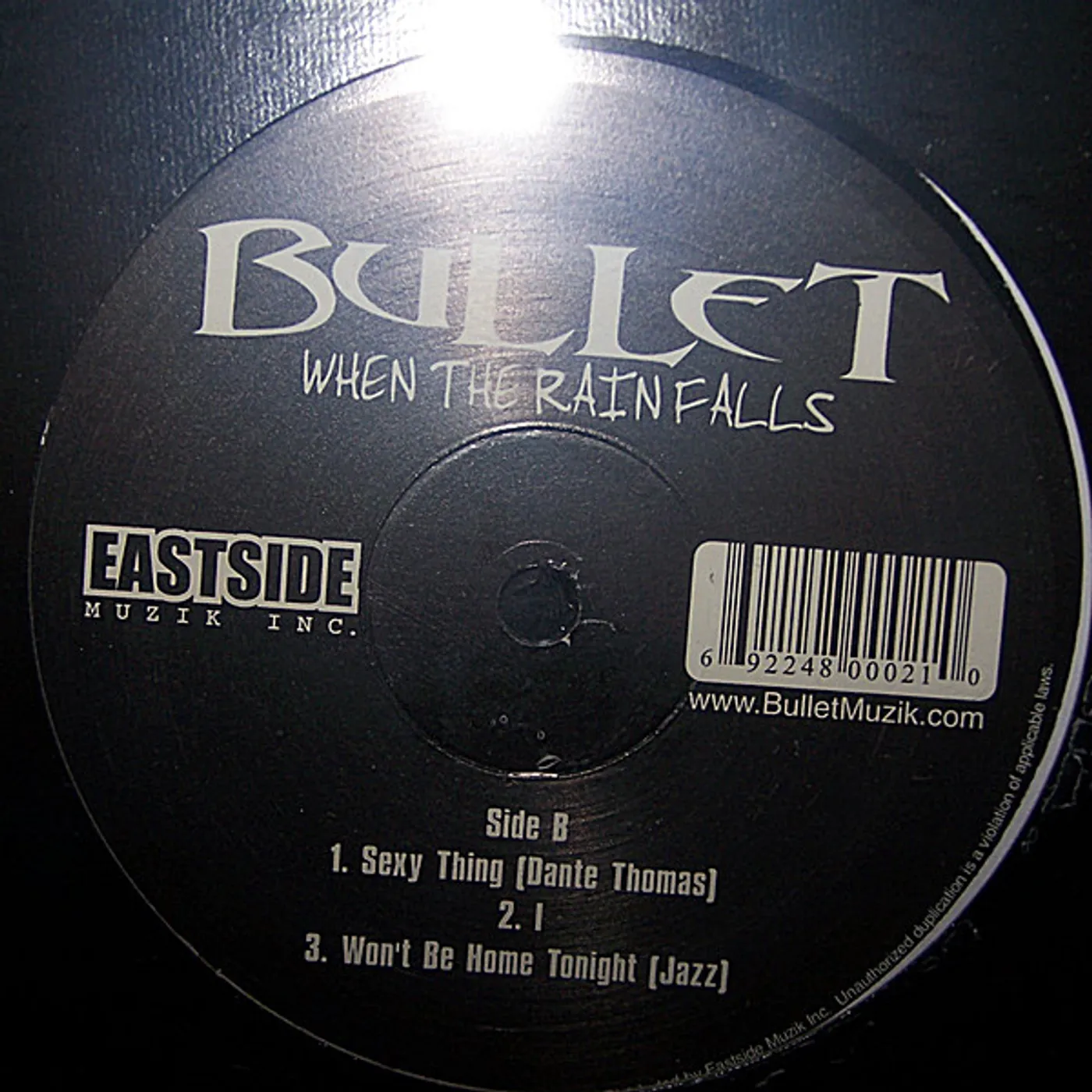 Bullet WHEN THE REIGN FALLS Vinyl Record