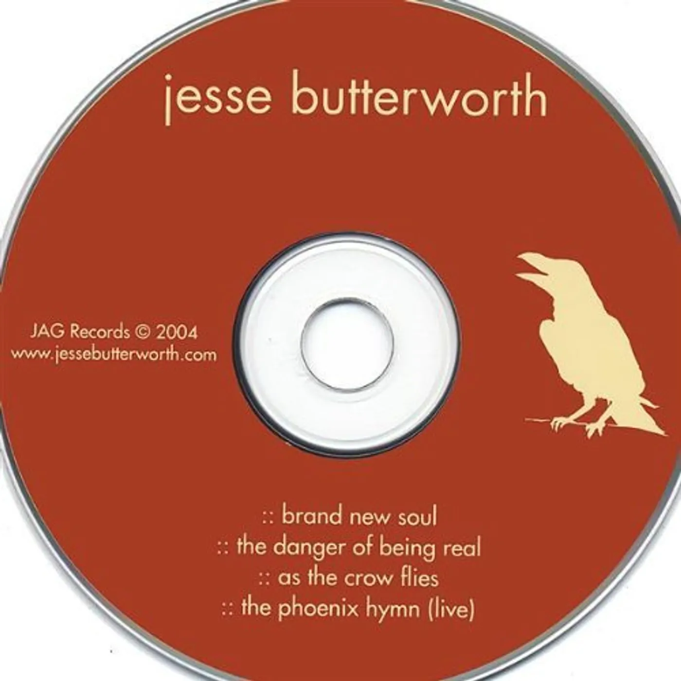 Jesse Butterworth AS THE CROW FLIES EP CD