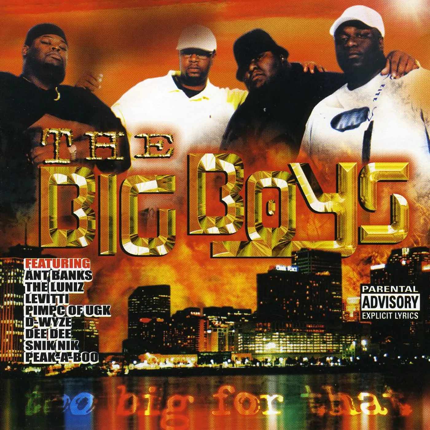 Big Boys TOO BIG FOR THAT CD