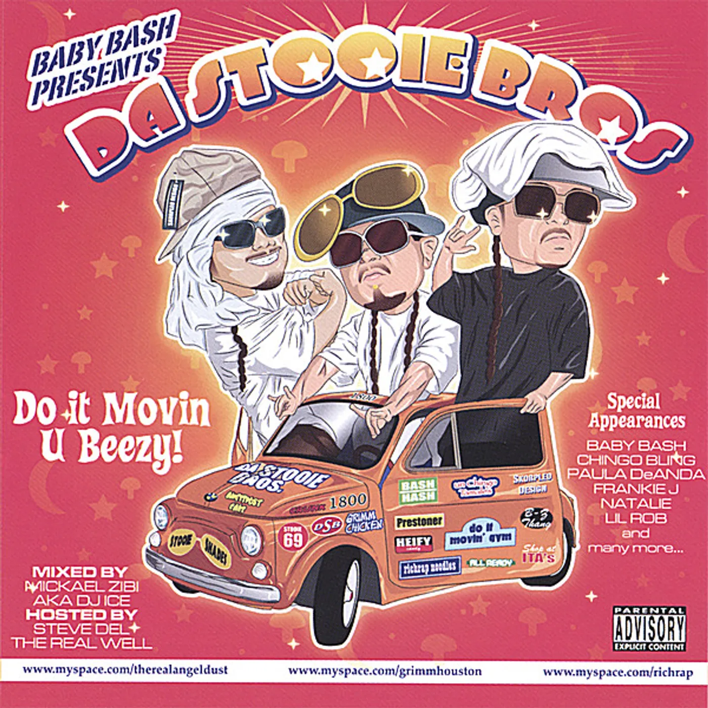 Da Stooie Bros. DO IT MOVIN U BEEZY MIXTAPE CD