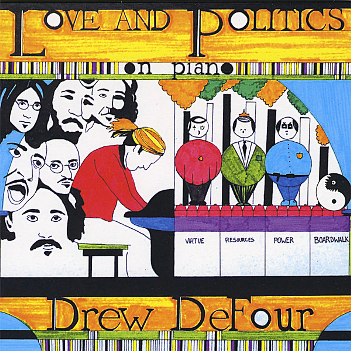 Drew De Four LOVE & POLITICS ON A PIANO CD