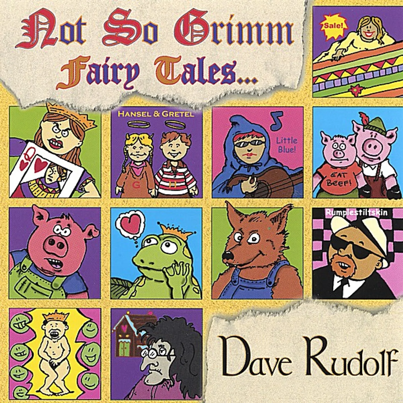 Dave Rudolf NOT SO GRIMM FAIRY TALES CD