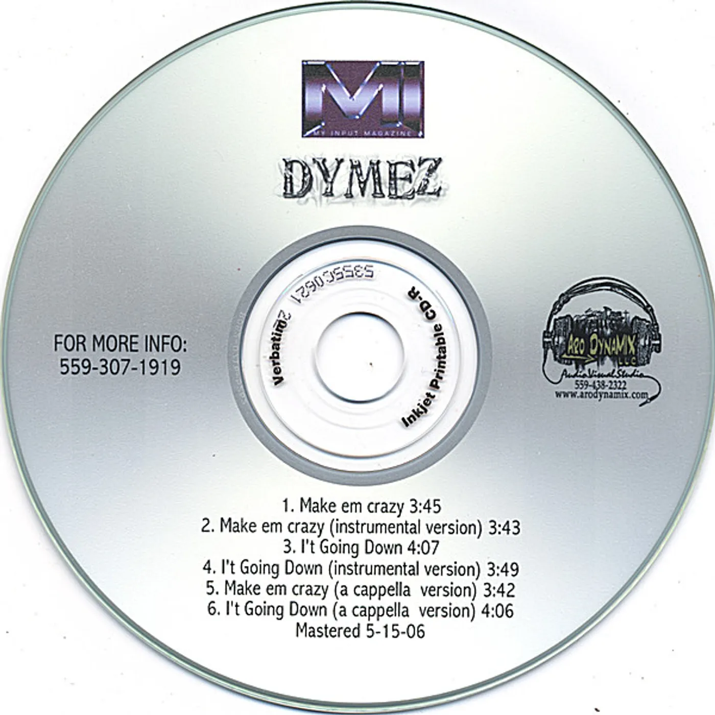 DYMEZ MAKE EM CRAZY CD