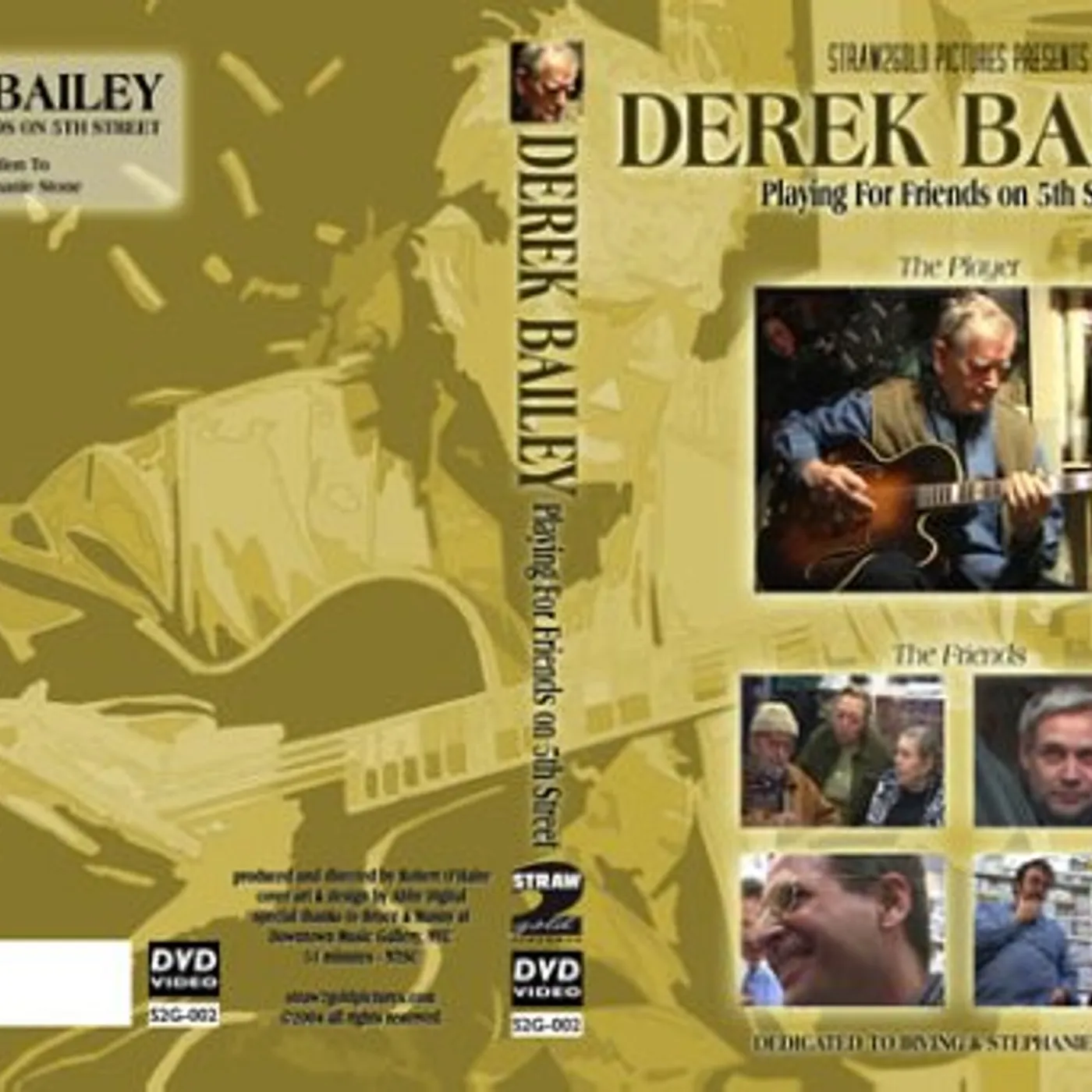 Derek Bailey PLAYING FOR FRIENDS ON 5TH STREET DVD