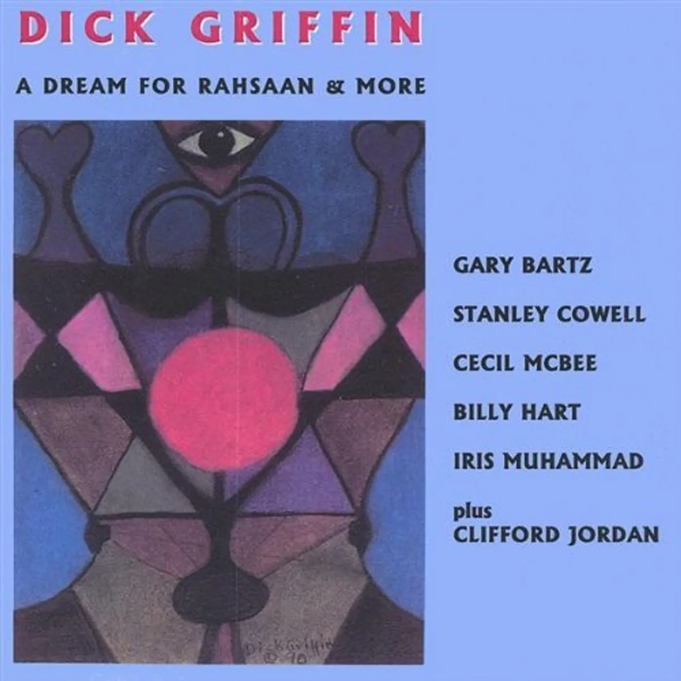 Dick Griffin DREAM FOR RASHAAN CD