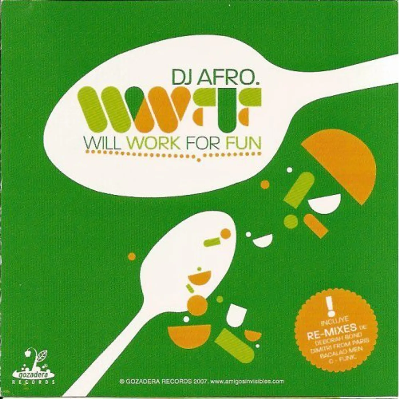 DJ Afro WILL WORK FOR FUN CD