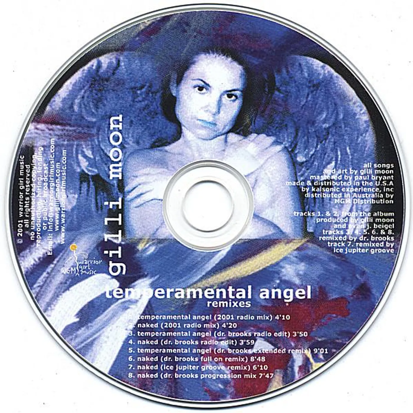Gilli Moon ANGEL REMIXES CD
