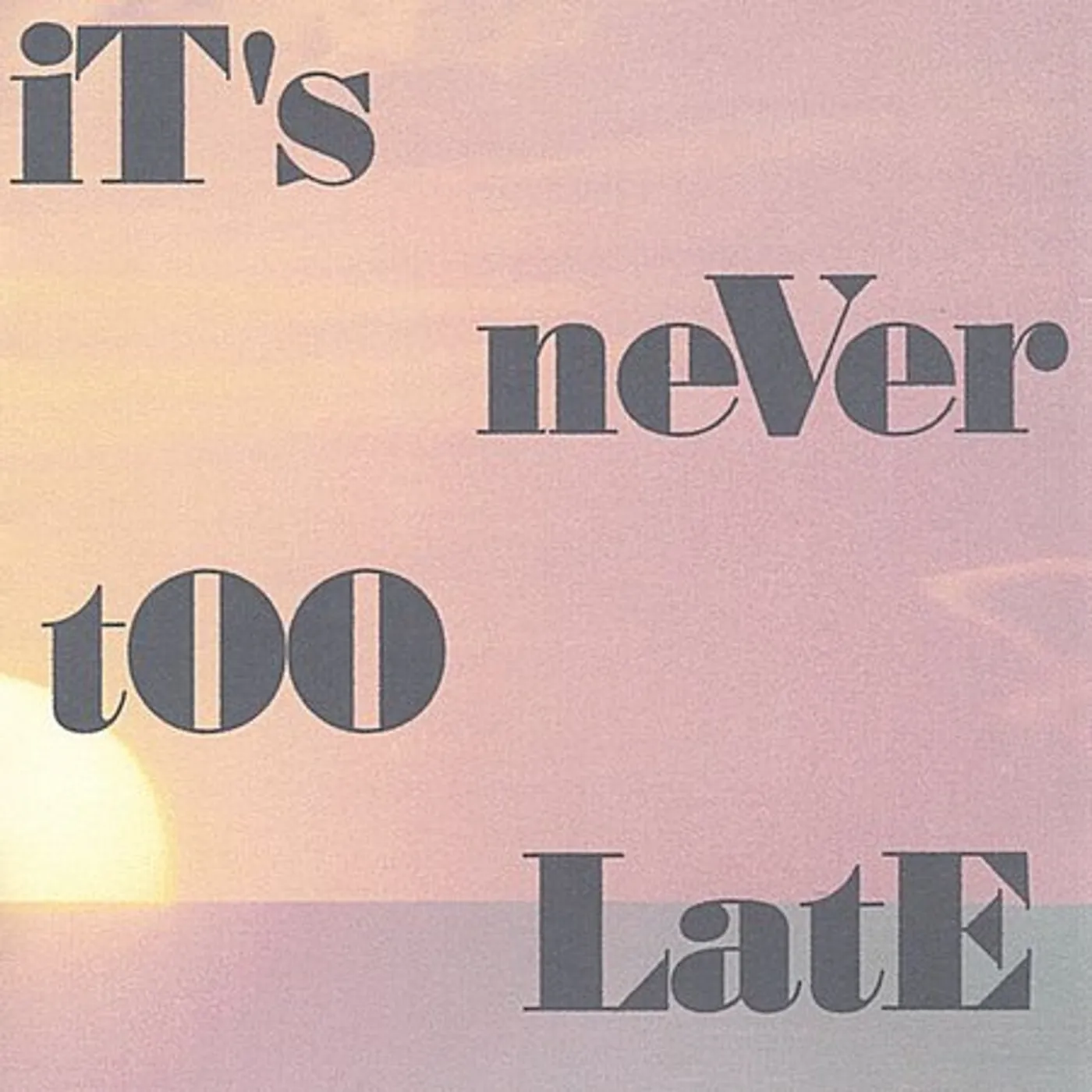 It's Never Too Late ITS NEVER TOO LATE CD