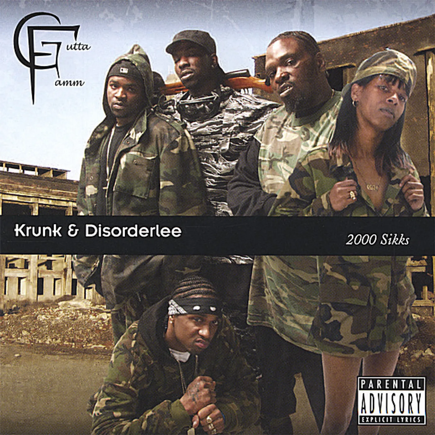 Guttafamm KRUNK & DISORDERLEE (2000 SIKKS) CD