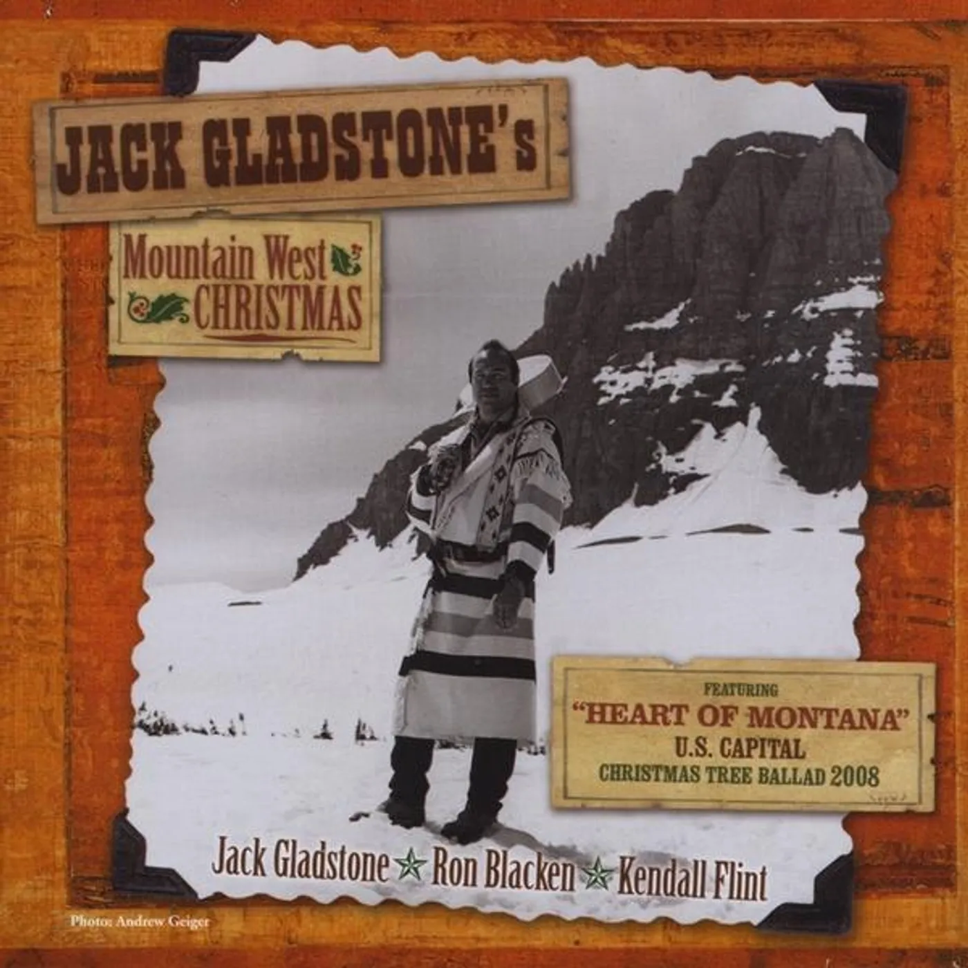 Jack Gladstone MOUNTAIN WEST CHRISTMAS CD