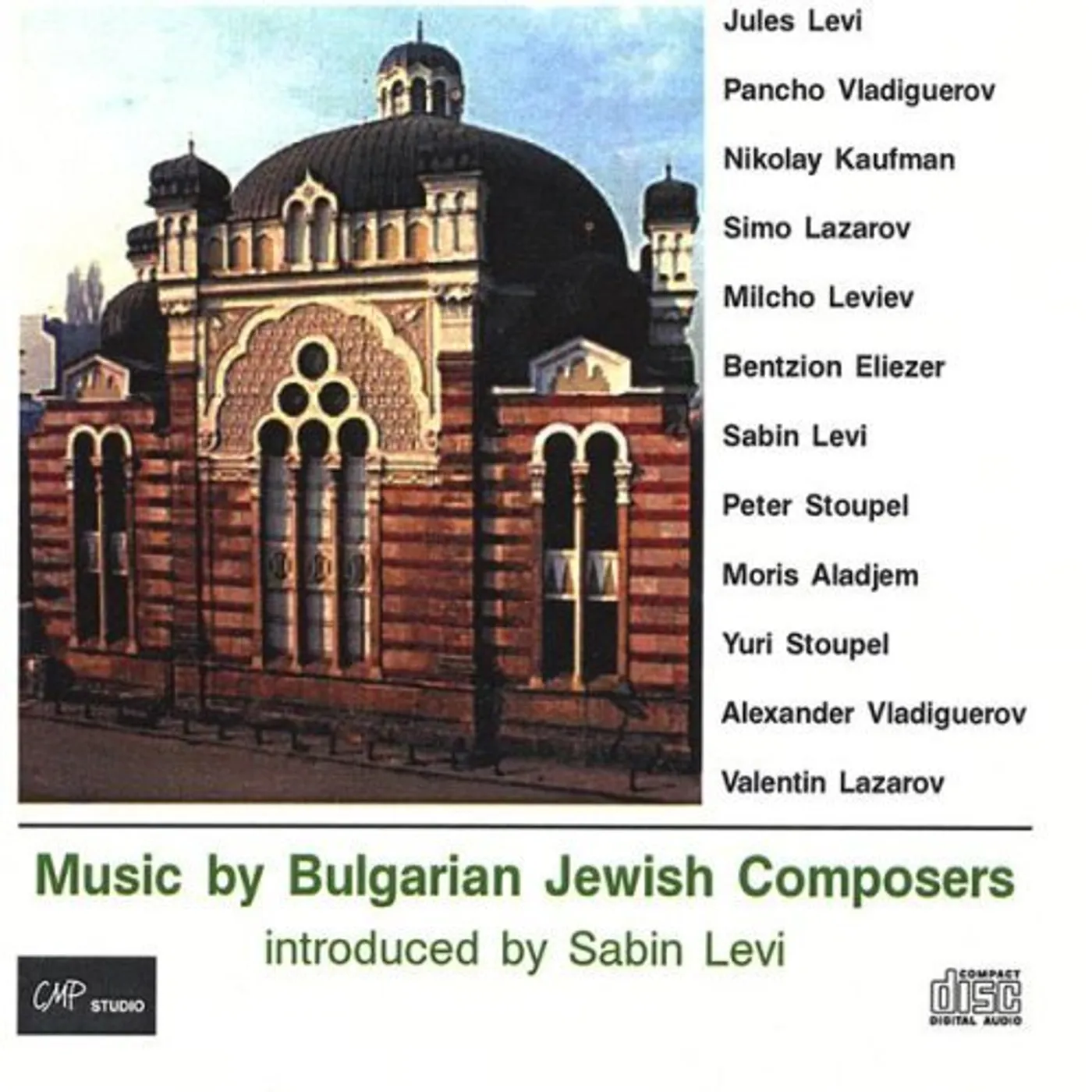 Sabin Levi MUSIC BY BULGARIAN JEWISH COMPOSERS-INTRODUCED BY CD