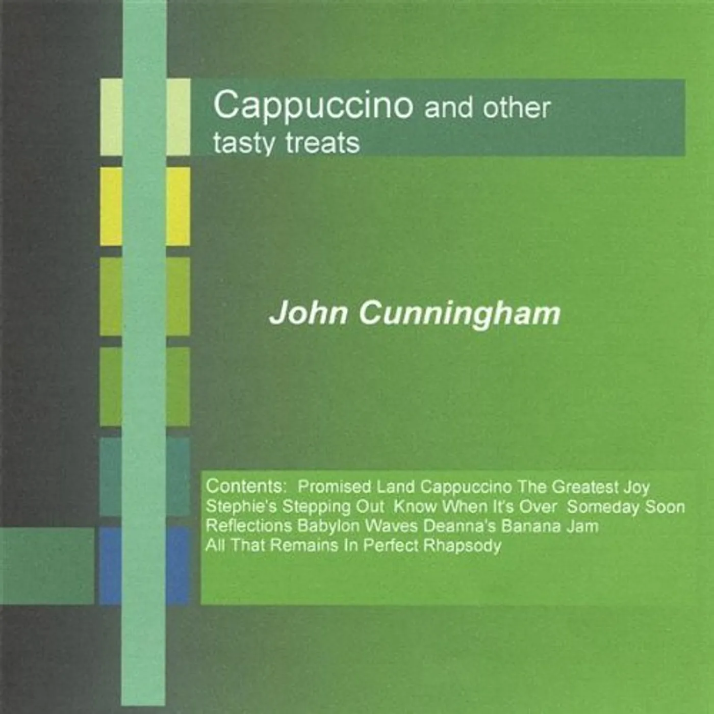 John Cunningham CAPPUCCINO & OTHER TASTY TREATS CD