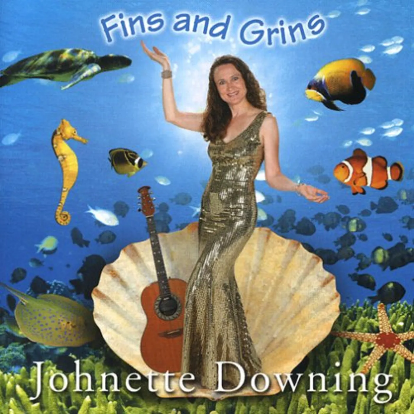 Johnette Downing FINS & GRINS CD