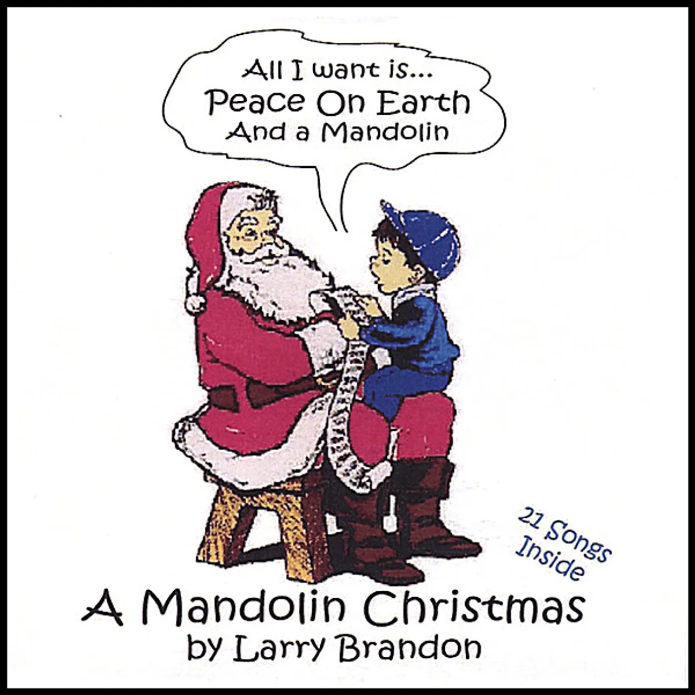 Larry Brandon PEACE ON EARTH & A MANDOLIN CD