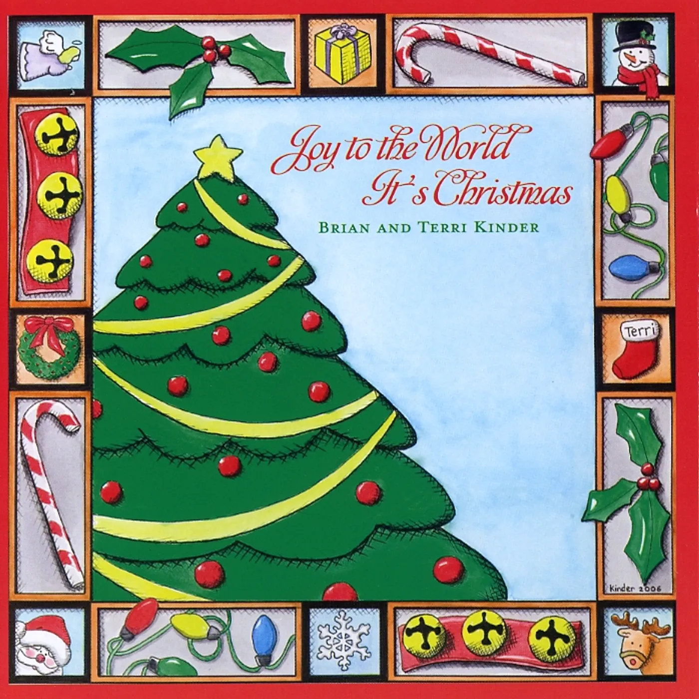 Brian Kinder JOY TO THE WORLD IT'S CHRISTMAS CD