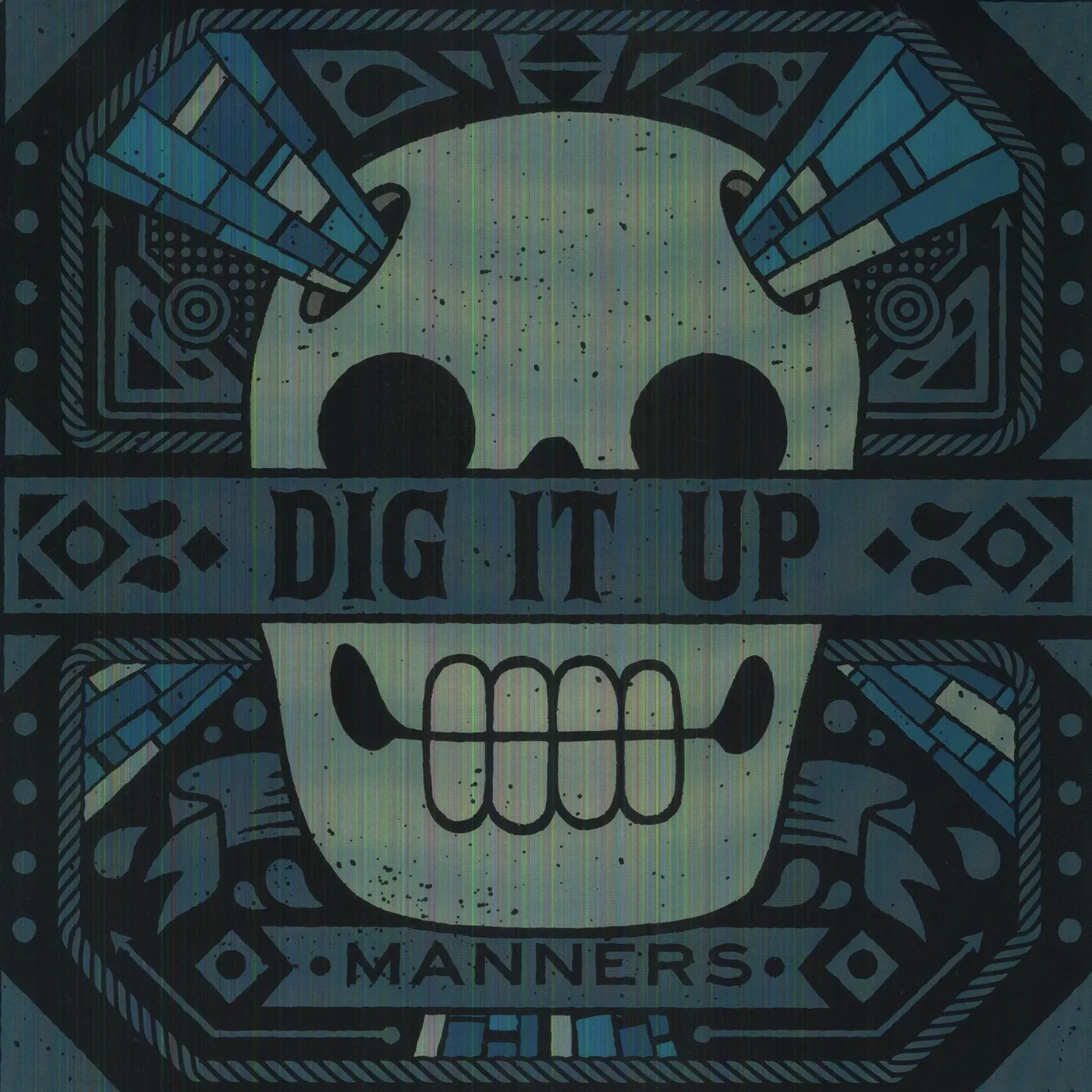 Dig It Up MANNERS (BLUE VINYL) Vinyl Record