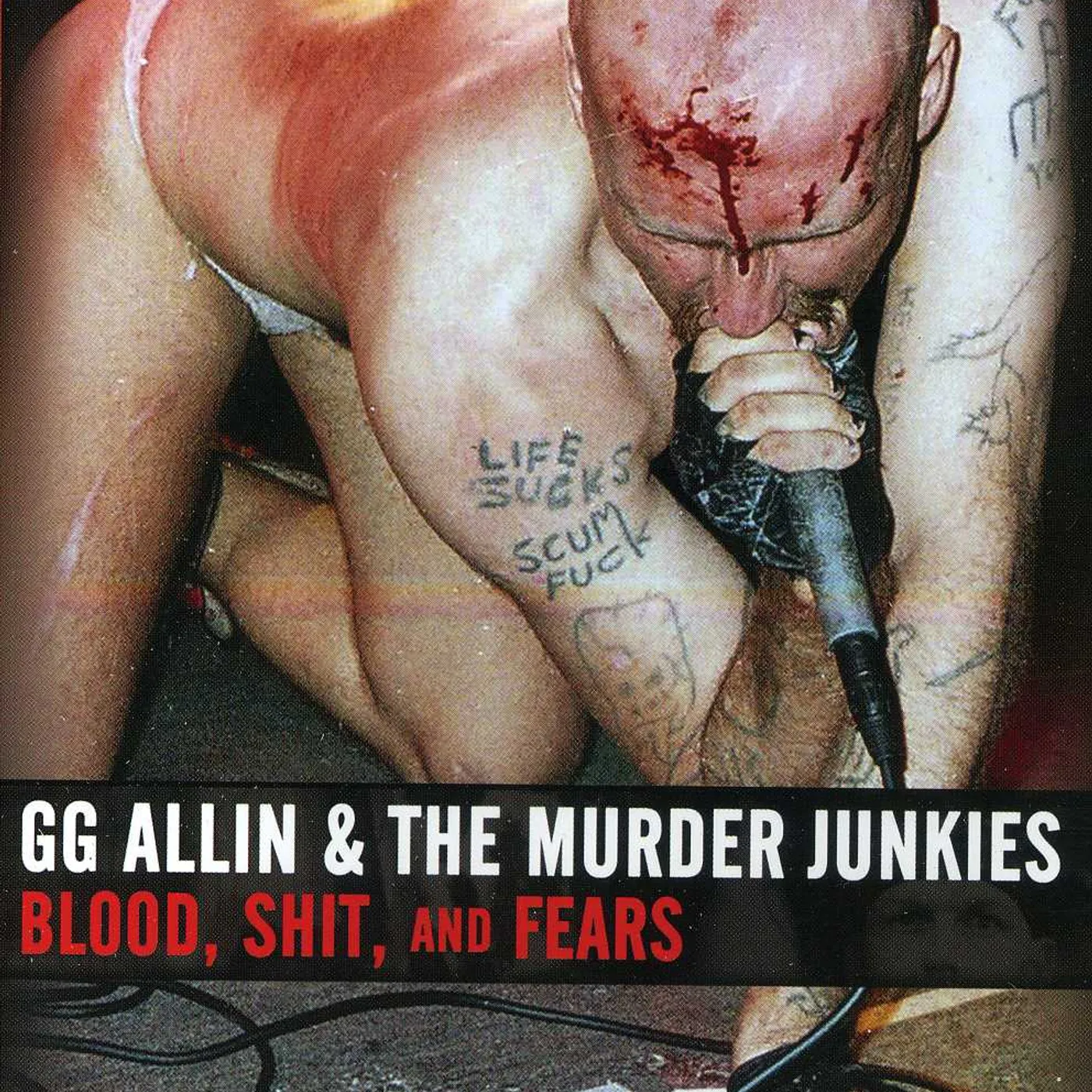 GG Allin BLOOD SHIT & FEARS DVD