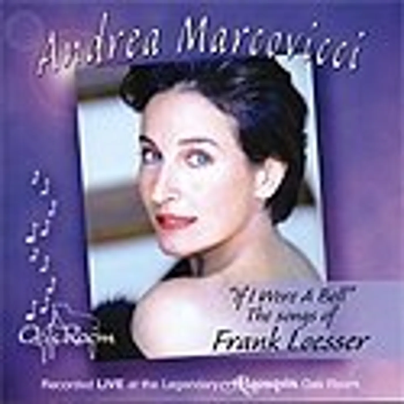 Andrea Marcovicci IF I WERE A BELL-THE SONGS OF FRANK LOESSER CD