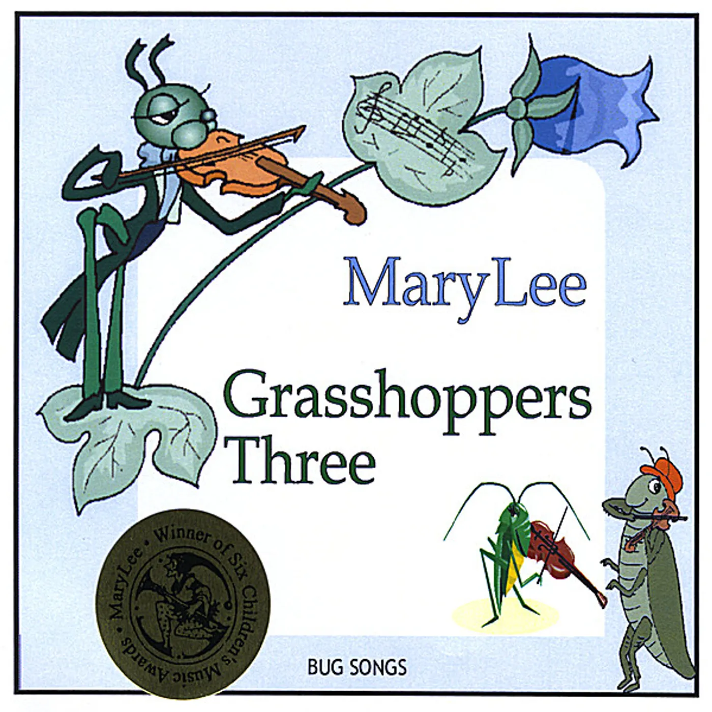 MaryLee GRASSHOPPERS THREE-BUG SONGS CD