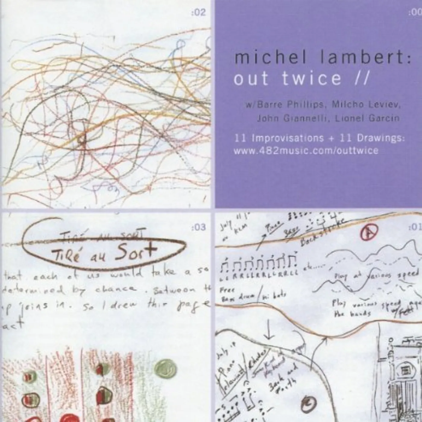 Michel Lambert OUT TWICE CD