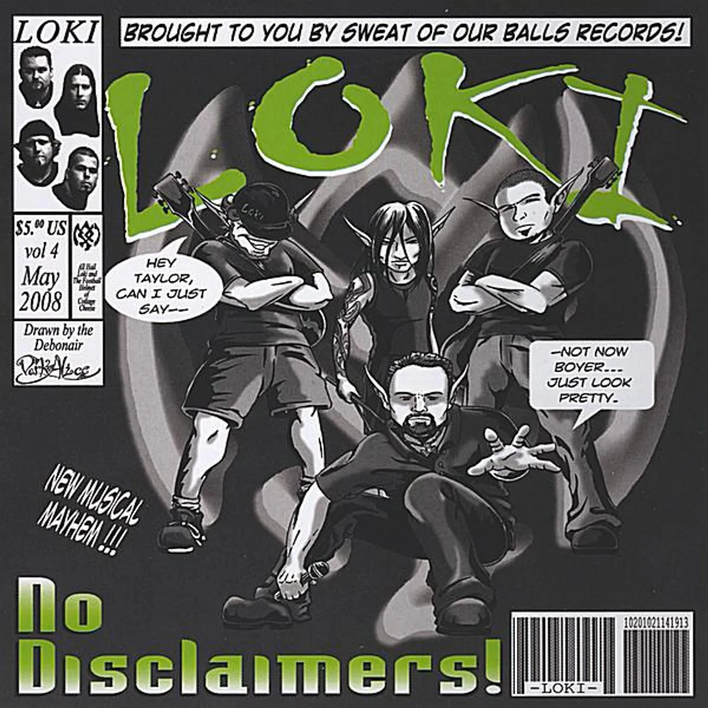 Loki NO DISCLAIMERS CD
