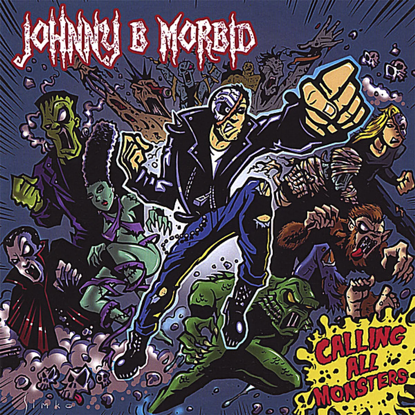 Johnny B. Morbid CALLING ALL MONSTERS CD