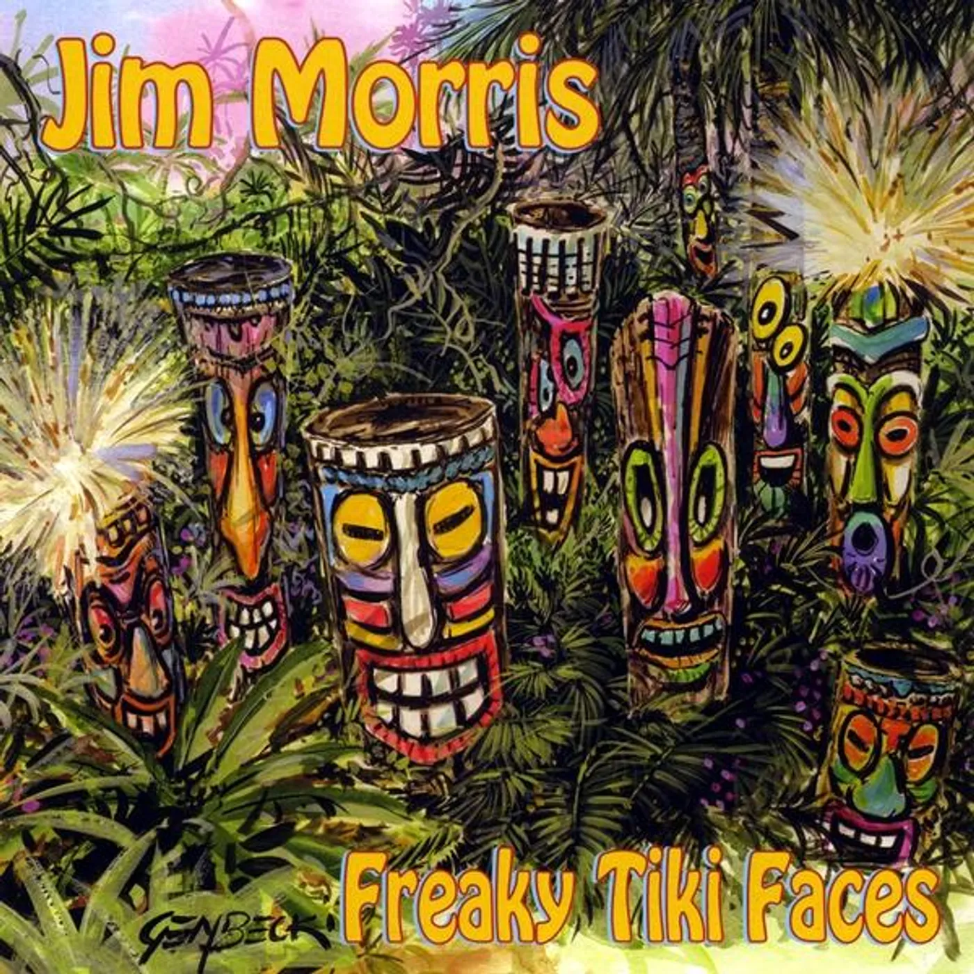 Jim Morris FREAKY TIKI FACES CD