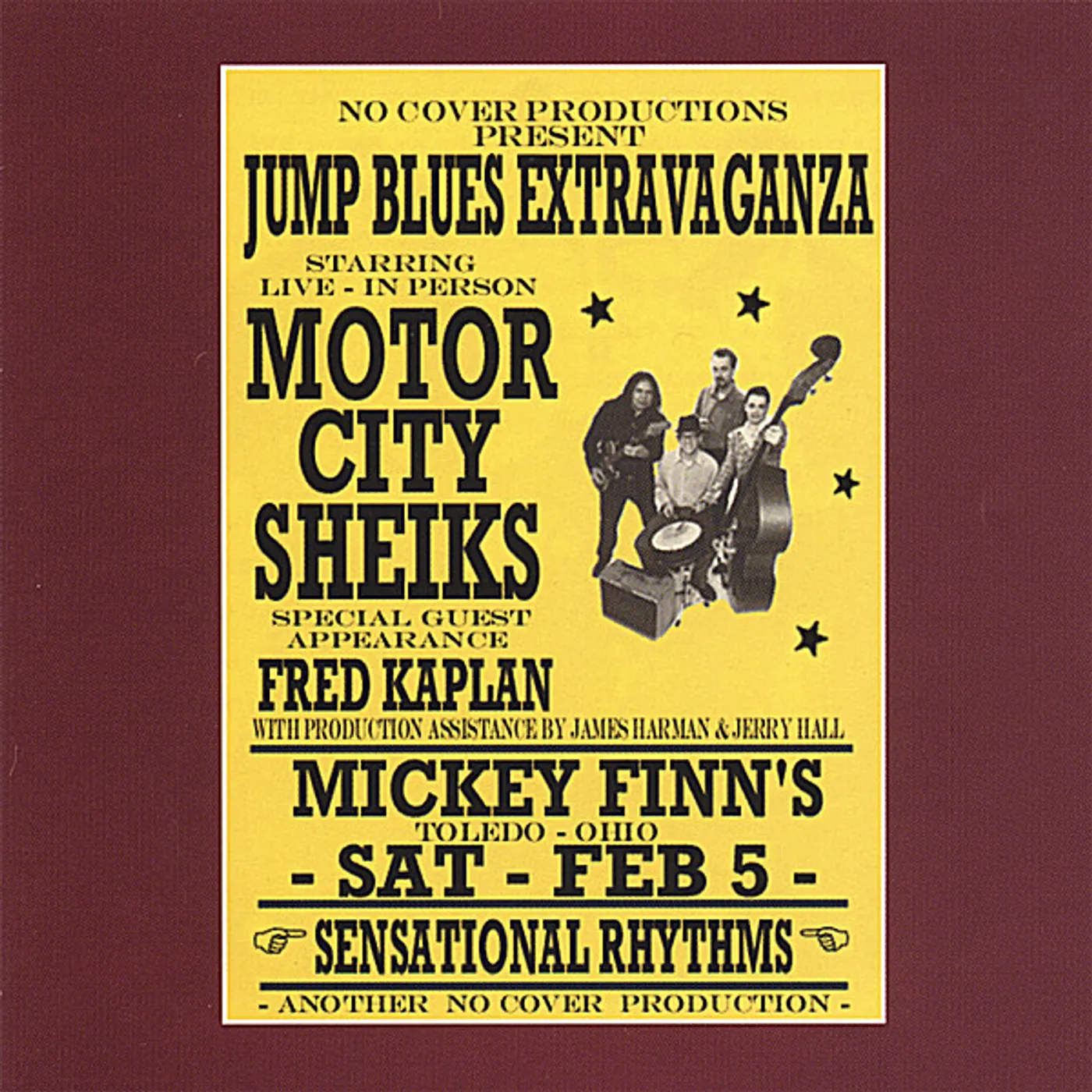 Motor City Sheiks SENSATIONAL RHYTHMS CD