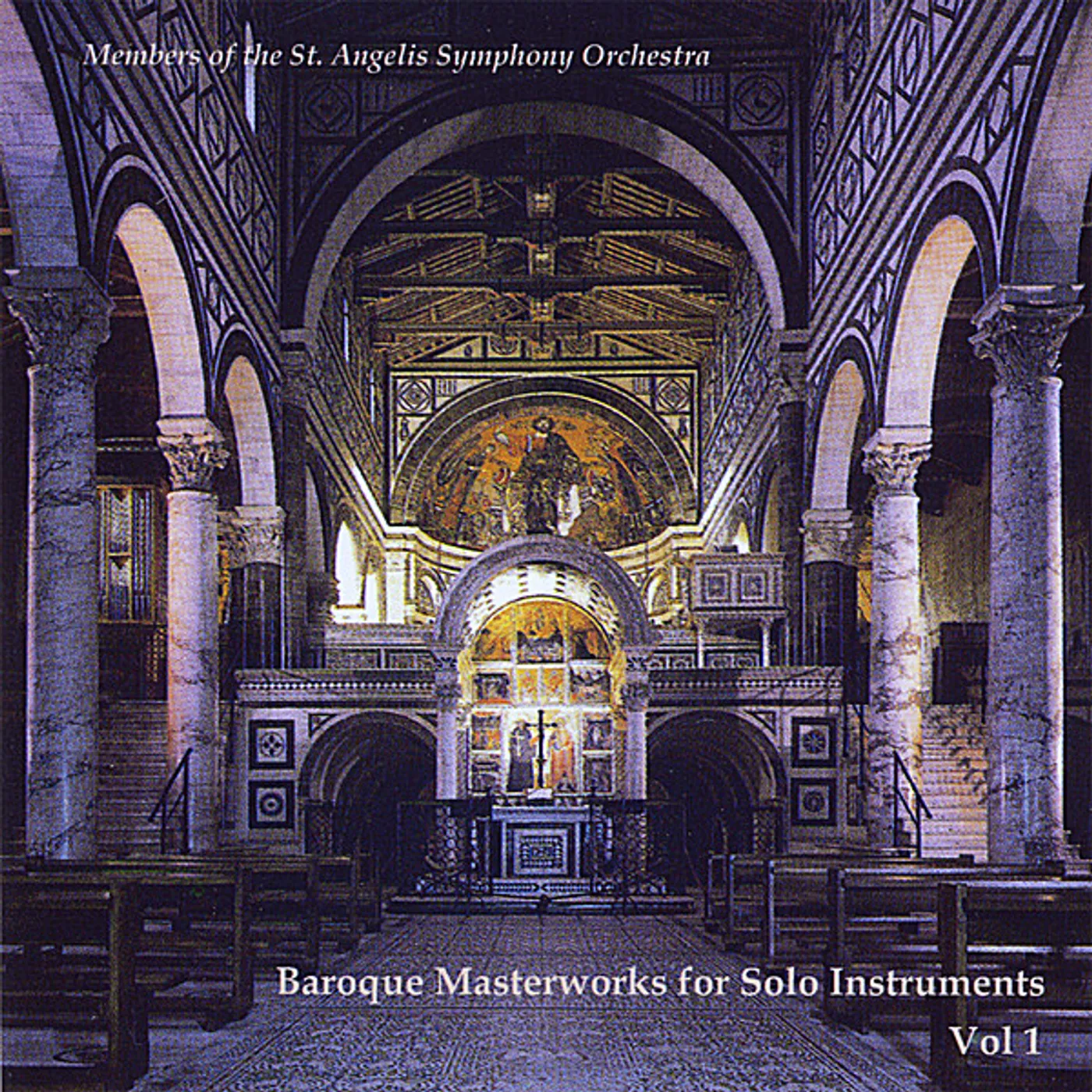 Members Of The St. Angelis Symphony Orchestra BAROQUE MASTERWORKS FOR SOLO INSTRUMENTS 1 CD