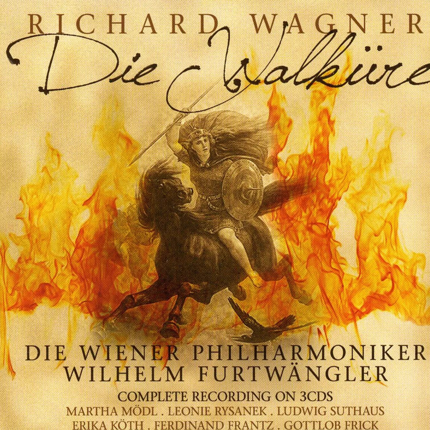 Richard Wagner DIE WALKRE. DIR.: W. FURTWNGLER CD